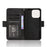 For iPhone 16 Pro Leather Case Phone Wallet Cover with Multiple Card Slots - Black - 5