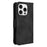 For iPhone 16 Pro Leather Case Phone Wallet Cover with Multiple Card Slots - Black - 7