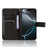 For iPhone 16 Pro Max Case PU Leather Diamond Texture Wallet Phone Cover - Black - 2