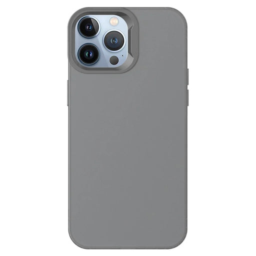 KALEBOL KLB-TPU008 For iPhone 14 Pro Case Transparent Matte TPU Anti-Drop Phone Cover - Black - 1