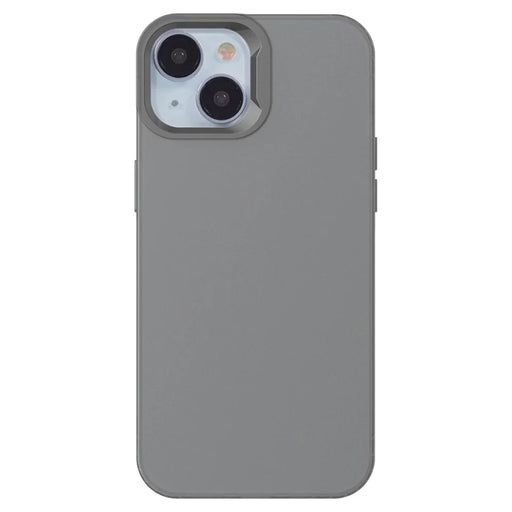 KALEBOL KLB-TPU008 For iPhone 15 Case Transparent Matte TPU Anti-Drop Phone Cover - Black - 1