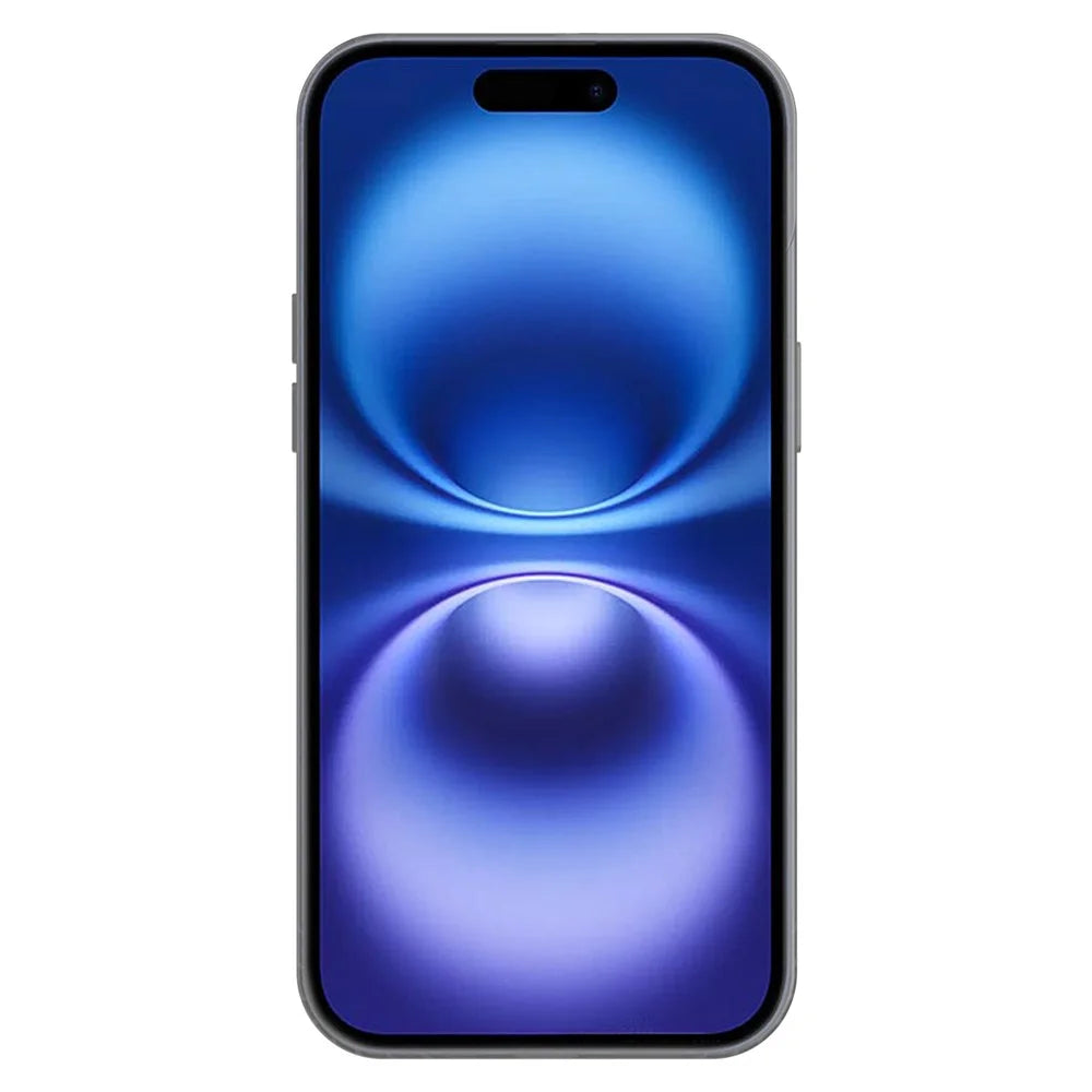 KALEBOL KLB-TPU008 For iPhone 16 Case Transparent Matte TPU Anti-Drop Phone Cover - Black - 3