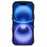 For iPhone 16 Case Love Heart Gradient Glitter TPU Phone Cover Electroplating Curly Frame - Silver - 2