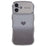 For iPhone 16 Case Love Heart Gradient Glitter TPU Phone Cover Electroplating Curly Frame - Silver - 3