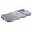 For iPhone 16 Case Love Heart Gradient Glitter TPU Phone Cover Electroplating Curly Frame - Silver - 5