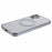 For iPhone 16 Case Electroplating Glitter TPU Clear Phone Cover Compatible with MagSafe - Silver - 6