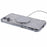 For iPhone 16 Plus Case Compatible with MagSafe Sparkly Leopard Print Clear TPU Phone Cover - Silver - 4