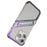 For iPhone 16 Pro Frameless Case S-Shaped Aluminium Alloy Phone Cover with Kickstand - Purple - 3