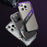 For iPhone 16 Pro Frameless Case S-Shaped Aluminium Alloy Phone Cover with Kickstand - Purple - 7