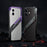 For iPhone 16 Frameless Case S-Shaped Aluminium Alloy Phone Cover with Kickstand - Purple - 4