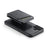 FIERRE SHANN 025 Style For iPhone 16 Plus Case Leather+TPU Detachable Card Slots Phone Cover - Black - 3