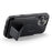 FIERRE SHANN 024 For iPhone 16 Pro Max Case Card Holder Kickstand Waxy Texture Leather+TPU Phone Cover - Black - 4