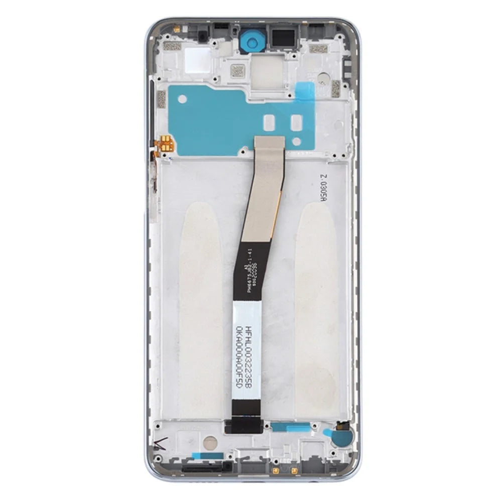 For Xiaomi Redmi Note 9S 4G / Note 9 Pro 4G, LCD Screen and Digitizer Assembly + Frame Cell Phone Replacement Parts (Grade C, Without Logo) - Silver - 3