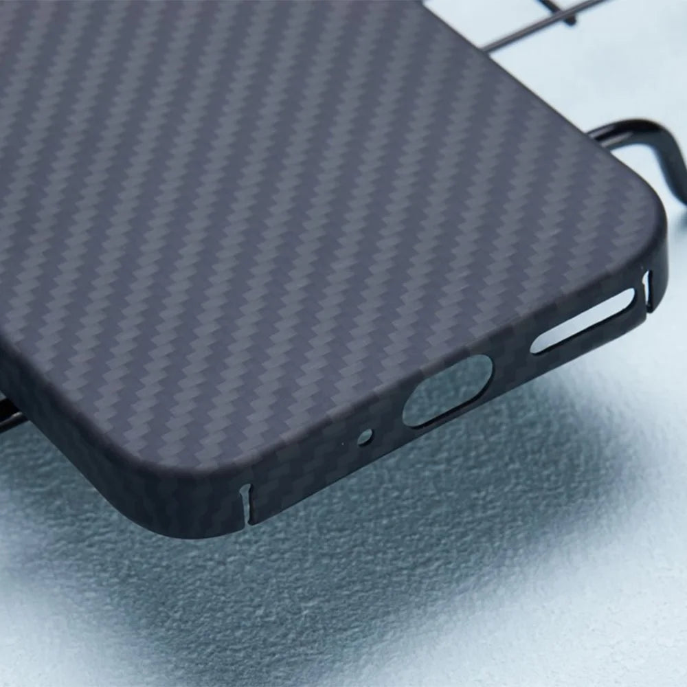 For Google Pixel 9 Pro XL Case 1500D Coarse Texture Aramid Fiber Thin Phone Cover (Big Lens Hole) - Black - 3