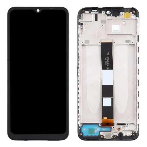 Grade C, LCD Screen and Digitizer Assembly + Frame for Xiaomi Redmi 10A Cell Phone Replacement Parts (Without Logo) - 1