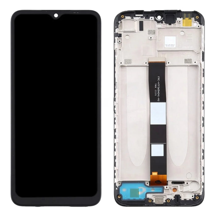 Grade C, LCD Screen and Digitizer Assembly + Frame for Xiaomi Redmi 10A Cell Phone Replacement Parts (Without Logo) - 1