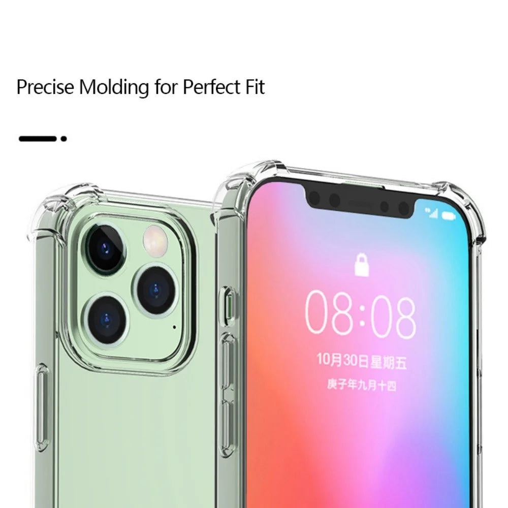 Bulk Purchasing For iPhone 16 Pro Clear Phone Case Reinforced Corner TPU Cover (Precise Cutout) - 6