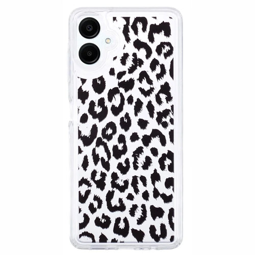 For Samsung Galaxy A06 4G TPU Case Pattern Printing Shockproof Airbag Phone Cover - Small Leopard - 1