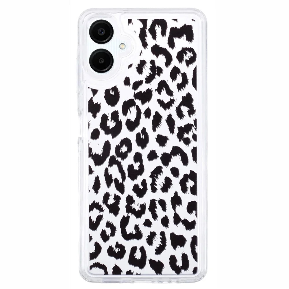 For Samsung Galaxy A06 4G TPU Case Pattern Printing Shockproof Airbag Phone Cover - Small Leopard - 1