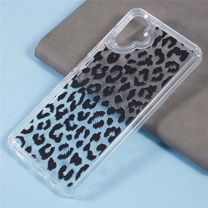 For Samsung Galaxy A06 4G TPU Case Pattern Printing Shockproof Airbag Phone Cover - Small Leopard - 4