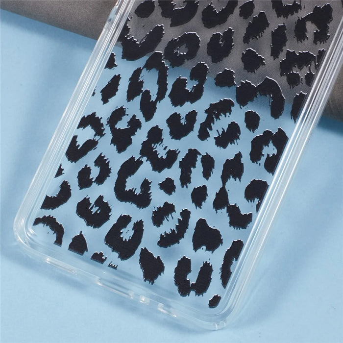 For Samsung Galaxy A06 4G TPU Case Pattern Printing Shockproof Airbag Phone Cover - Small Leopard - 6