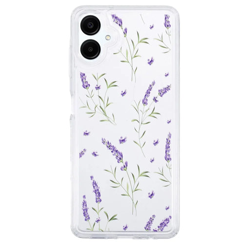 For Samsung Galaxy A06 4G Case TPU Flower Printing Pattern Air Cushion Design Protective Cover - KS5 - 1