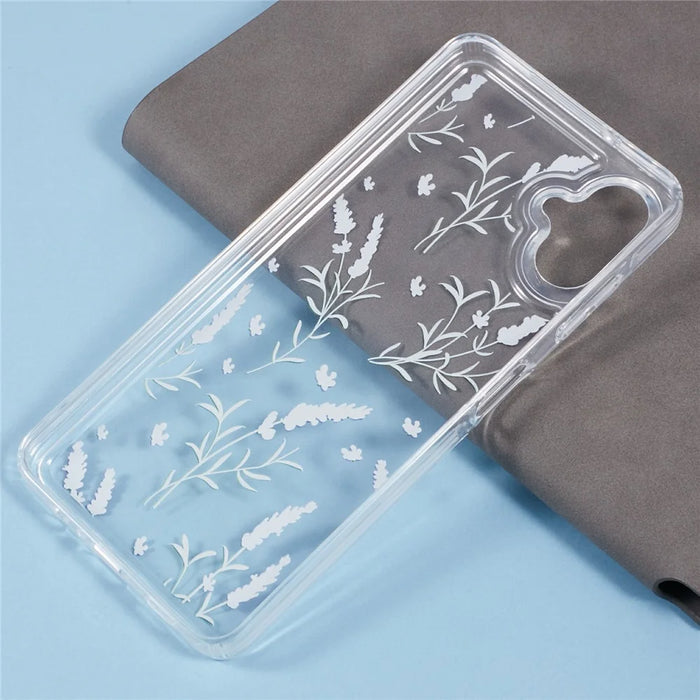 For Samsung Galaxy A06 4G Case TPU Flower Printing Pattern Air Cushion Design Protective Cover - KS5 - 3