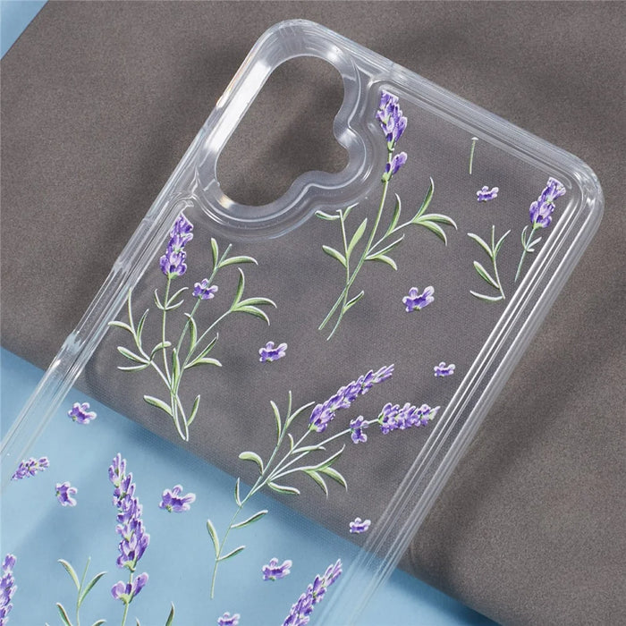 For Samsung Galaxy A06 4G Case TPU Flower Printing Pattern Air Cushion Design Protective Cover - KS5 - 5