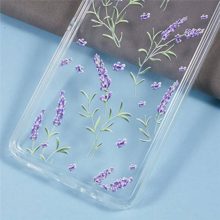 For Samsung Galaxy A06 4G Case TPU Flower Printing Pattern Air Cushion Design Protective Cover - KS5 - 6