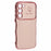 For Samsung Galaxy S23 Case Love Hearts TPU Phone Cover Curly Wave Frame Large Window - Rose Pink - 3
