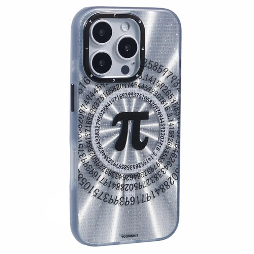 YOUNGKIT Mathematical Series for iPhone 16 Pro Max Case Compatible with MagSafe IMD TPU Back Cover -  Infinite π - 1