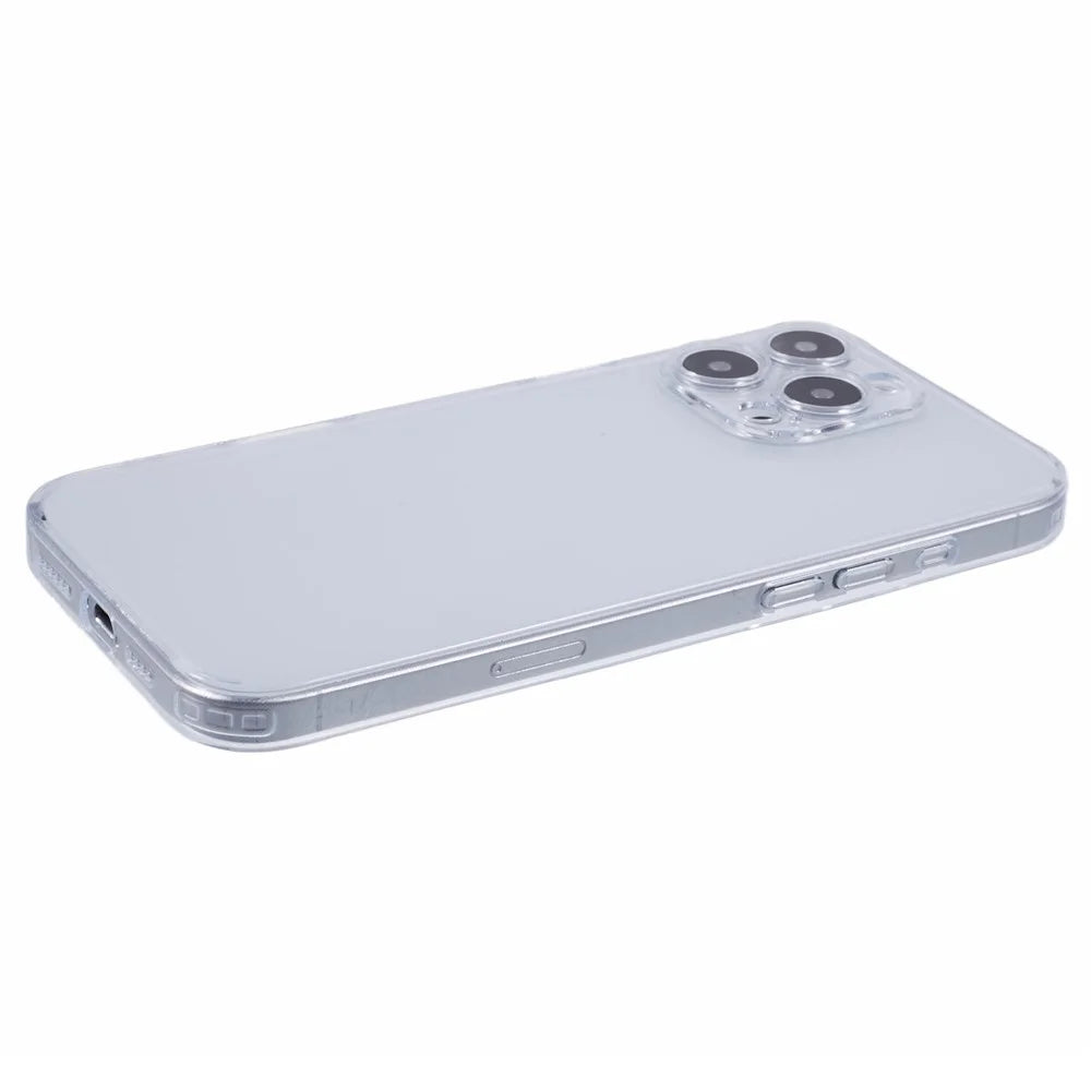 X-LEVEL For iPhone 16 Pro Case Precise Cutout Matte Tempered Glass+TPU Phone Cover - Transparent - 4