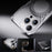 For iPhone 16 Pro Max Case Kickstand Frameless Aluminum Alloy Bumper Phone Cover - Silver - 5