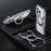 For iPhone 16 Pro Case Kickstand Frameless Aluminum Alloy Bumper Phone Cover - Silver - 2