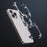For iPhone 16 Pro Case Kickstand Frameless Aluminum Alloy Bumper Phone Cover - Silver - 7