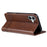 AZNS For iPhone 16 Case Cowhide Texture PU Leather Wallet Phone Cover - Coffee - 4