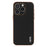 AZNS For iPhone 16 Pro Max Case Electroplating Carbon Fiber Texture PU+TPU Phone Cover - Black - 3