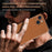 AZNS For iPhone 13 Case Electroplating Carbon Fiber Texture PU+TPU Phone Cover - Brown - 7