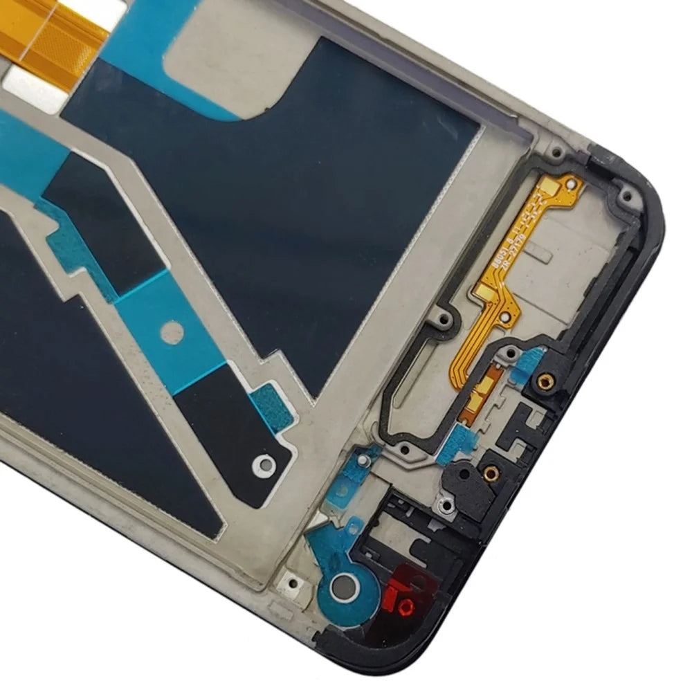 For Realme C1 Grade S OEM LCD Screen and Digitizer Assembly + Frame Replacement Part (without Logo) - 5