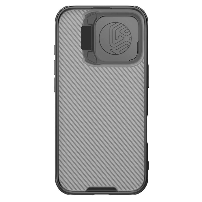 NILLKIN Camshield Prop Series for iPhone 16 Pro Max Case Translucent Slide Camera Protection PC + TPU Phone Cover - 4