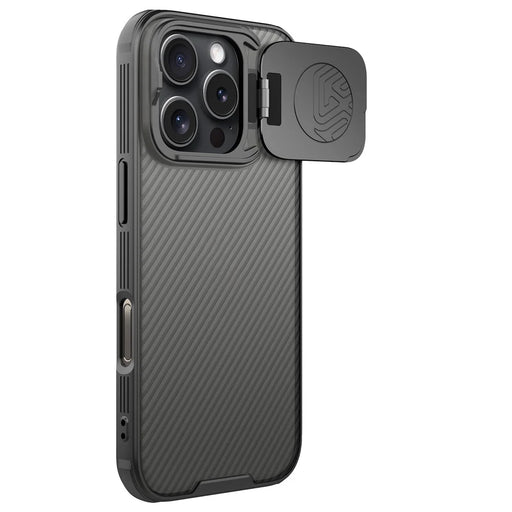 NILLKIN Camshield Prop Series for iPhone 16 Pro Case Translucent Slide Camera Protection PC + TPU Phone Cover - 2
