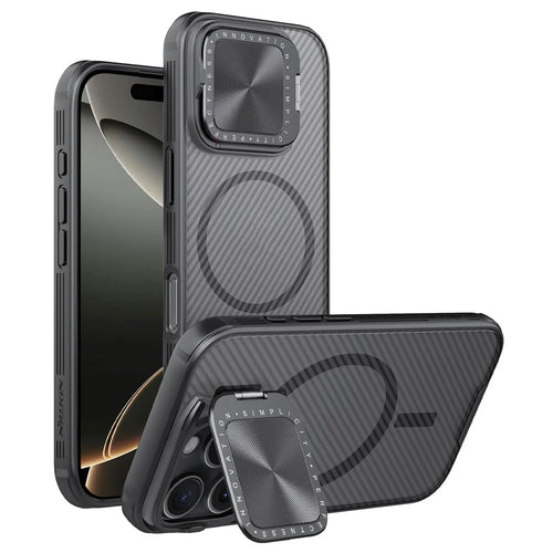 NILLKIN Camshield Prop Magnetic Translucent Series for iPhone 16 Pro Case Compatible with MagSafe TPU+PC Phone Cover with Camera Lid - 1