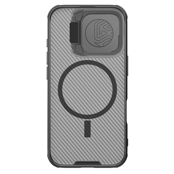NILLKIN Camshield Prop Magnetic Translucent Series for iPhone 16 Pro Case Compatible with MagSafe TPU+PC Phone Cover with Camera Lid - 4