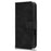 For iPhone 16 Plus Leather Case Skin-Feel Anti-Drop Wallet Flip Phone Cover - Black - 5