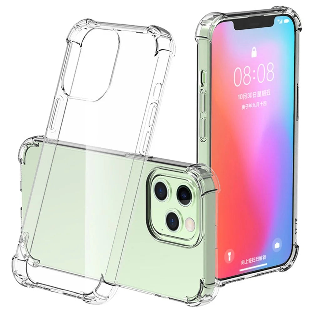 Bulk Purchasing For iPhone 15 Pro Max Clear Phone Case Reinforced Corner TPU Cover (Precise Cutout) - 1