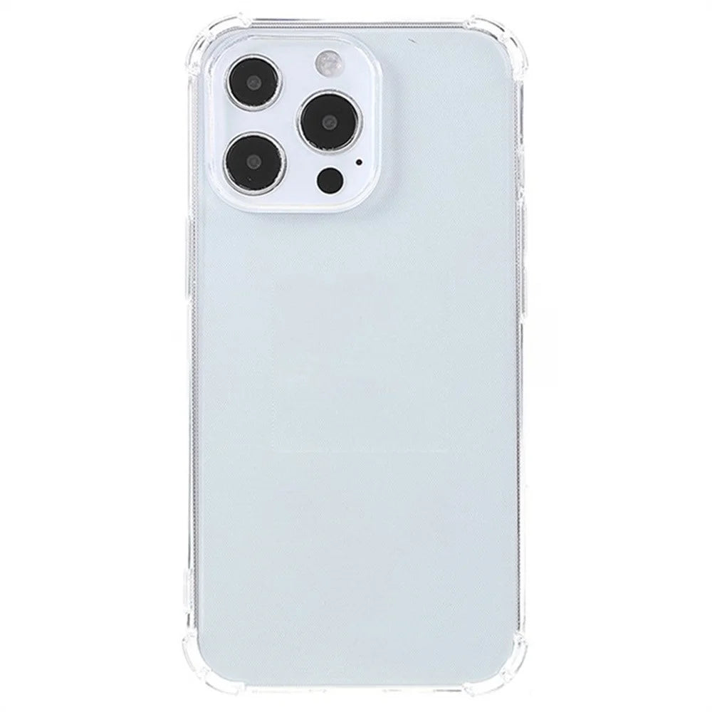 Bulk Purchasing For iPhone 15 Pro Max Clear Phone Case Reinforced Corner TPU Cover (Precise Cutout) - 3