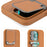 GKK For iPhone 16 Pro Max Case PU Leather Covered PC Phone Shell with Lens Guard Kickstand - Black - 7
