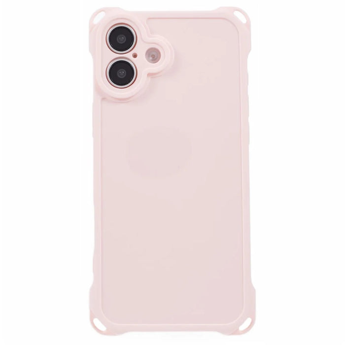 For iPhone 16 Case Reinforced Corner Protection TPU Phone Cover - Pink - 3