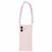 For iPhone 16 Case Reinforced Corner Shockproof TPU Phone Cover with Wrist Strap - Pink - 3