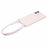 For iPhone 16 Case Reinforced Corner Shockproof TPU Phone Cover with Wrist Strap - Pink - 5